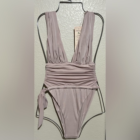 Free People/Anthropologie/Revolve Brand:We Are Hah Cut To The Chase Lilac Swim - Picture 4 of 7